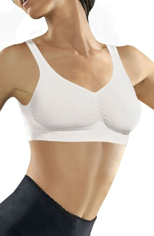 Control Body 110621 Medium Compression Push Up Bra Bianco