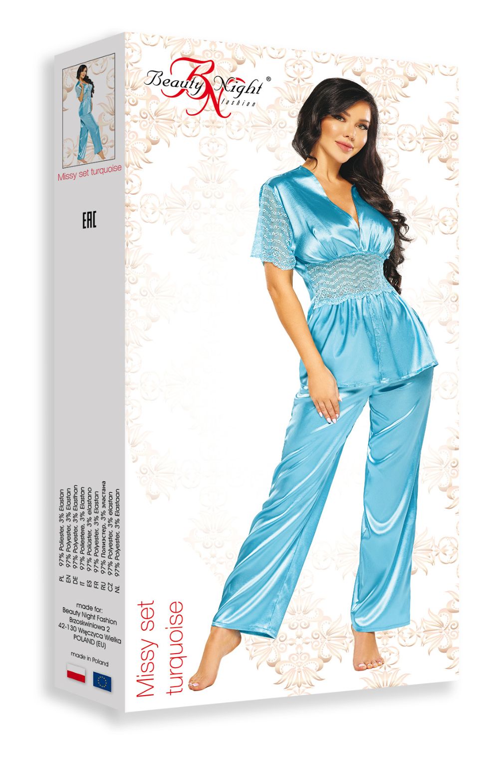 Beauty Night BN6660 Missy Set Turquoise