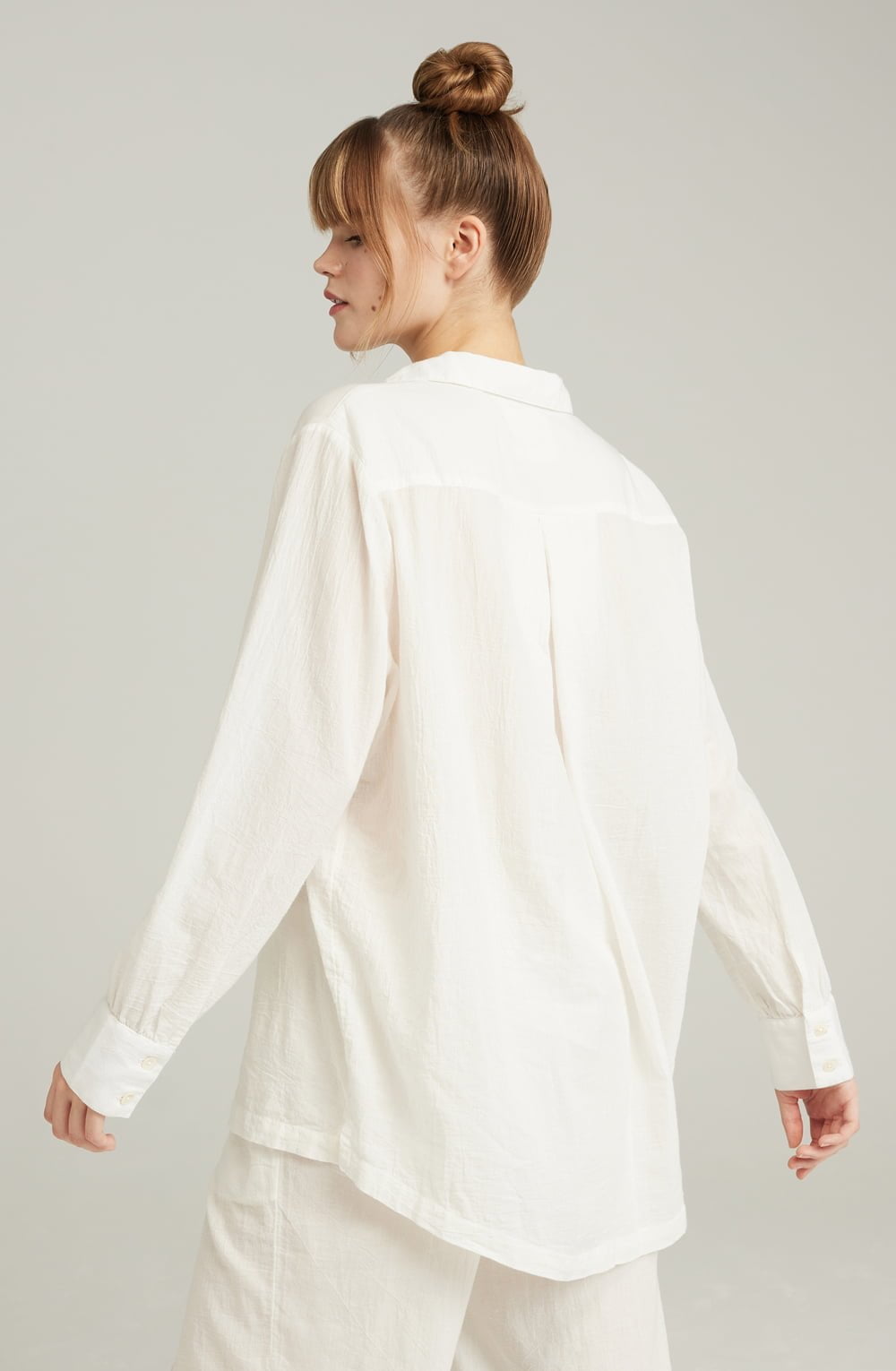 The Midi Shirt Organic Cotton White