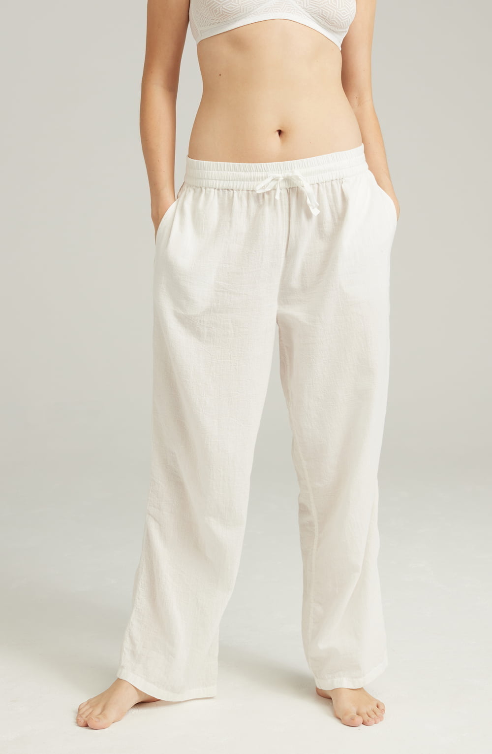 The Classic Trouser Organic Cotton White