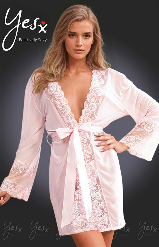 YesX YX990 Dressing Gown Pink