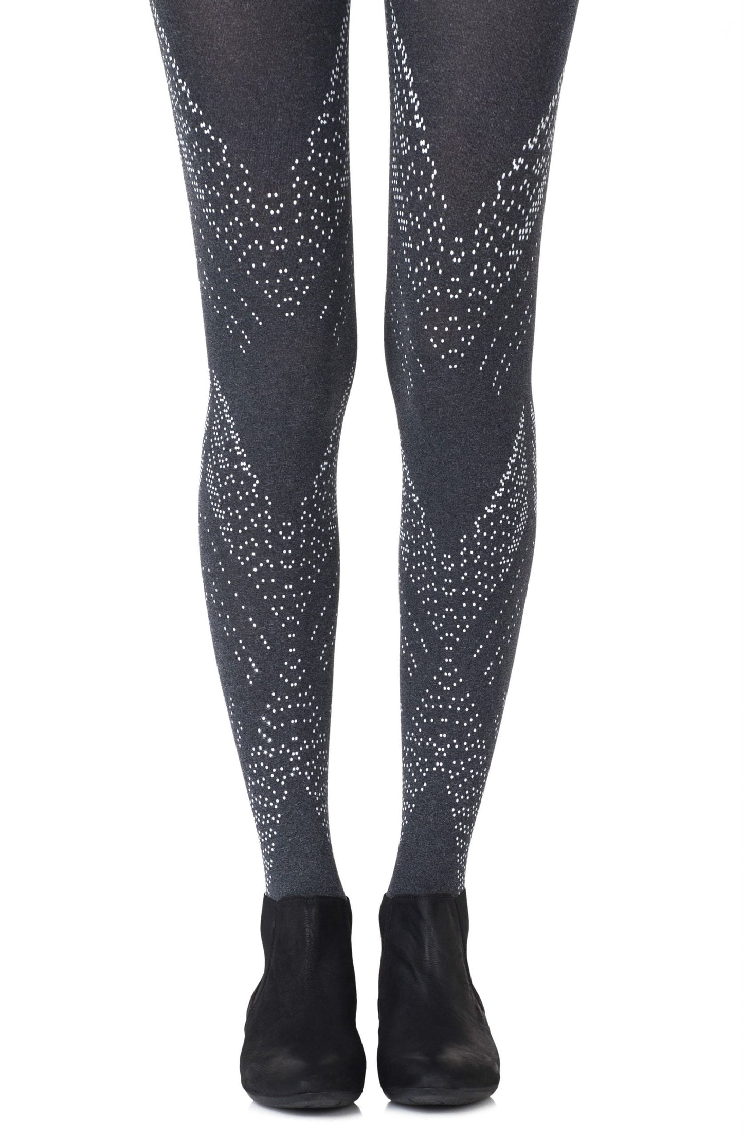 Zohara "You're My Darling Angle" Heather Grey Tights