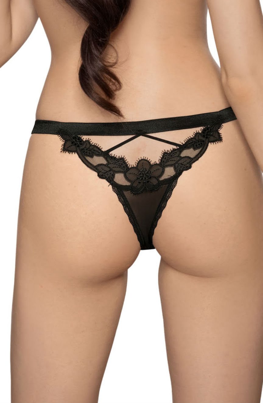 Roza Malani Black Thong